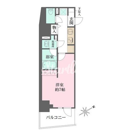 N-flats三ノ輪の物件間取画像